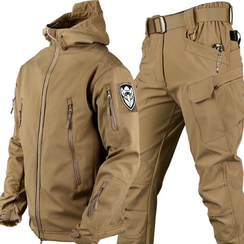 Herren Set Jacke Hose Wasserfest Atmungsaktiv Outdoor