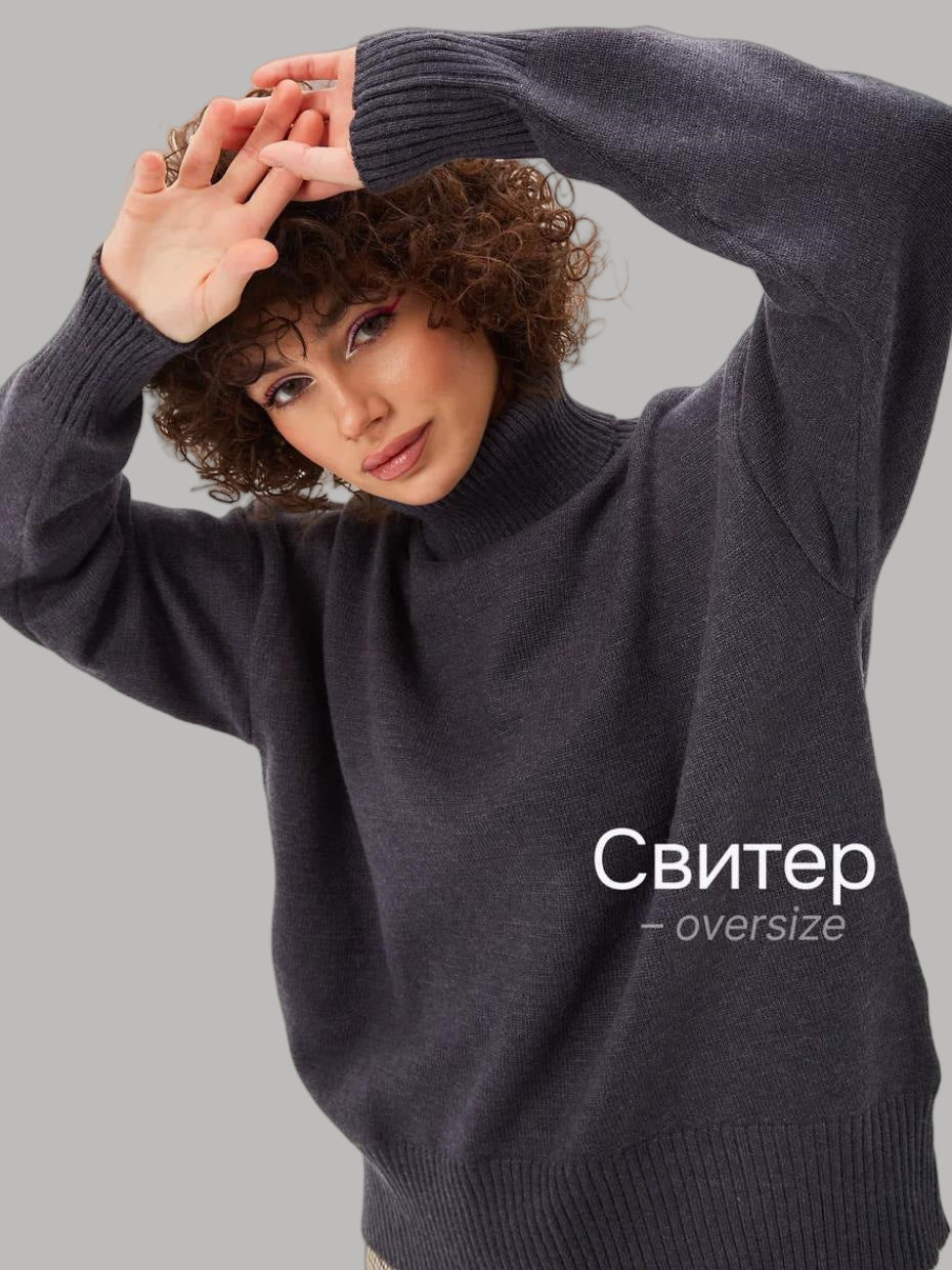 Damen Hochwertiger Rollkragenpullover Fudus