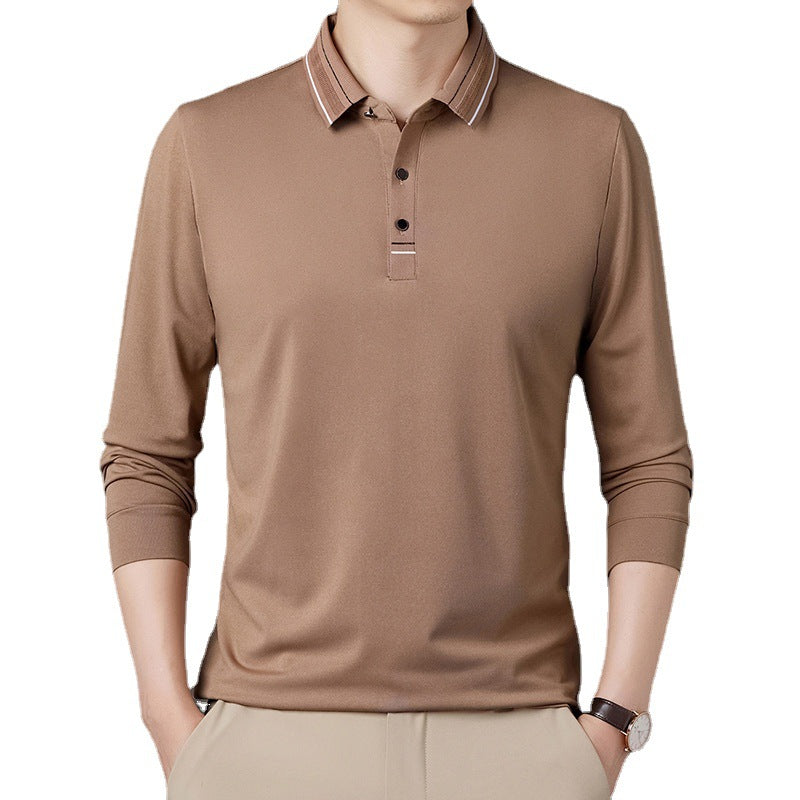 Herren Langarm-Polo Hemd Fudus