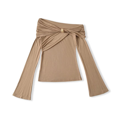 Damen Off-Shoulder Top Fudus