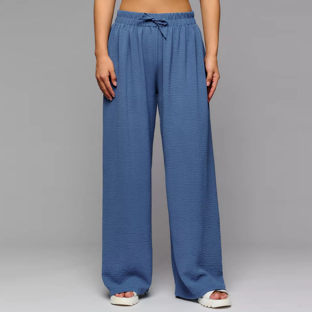 Damen lässige High-Waist-Hose Fudus