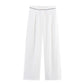 Damen weite Palazzo-Hose mit elegantem Bund Fudus