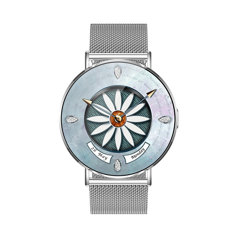 Damen Smartwatch Galaxy Stilvolle Fitness Uhr