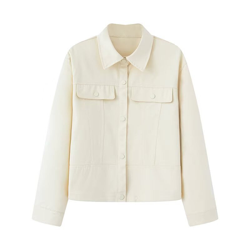 Damen Jacke im modernen Utility-Stil mit stilvollen Taschen Fudus