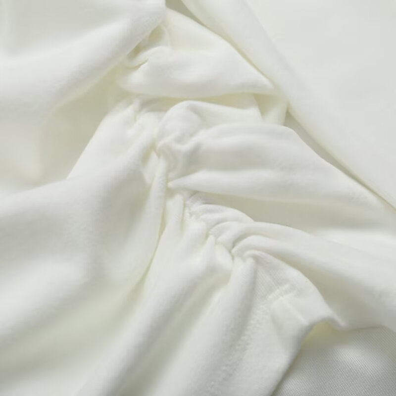 Damen langärmliges Shirt mit raffiniertem Drapé Fudus