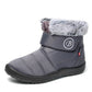 Damen isolierte Winterstiefel mit praktischer Klettverschluss und warmem Fleece-Futter Fudus