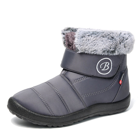Damen isolierte Winterstiefel mit praktischer Klettverschluss und warmem Fleece-Futter Fudus