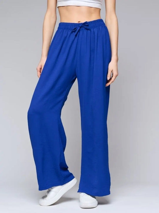 Damen lässige High-Waist-Hose Fudus