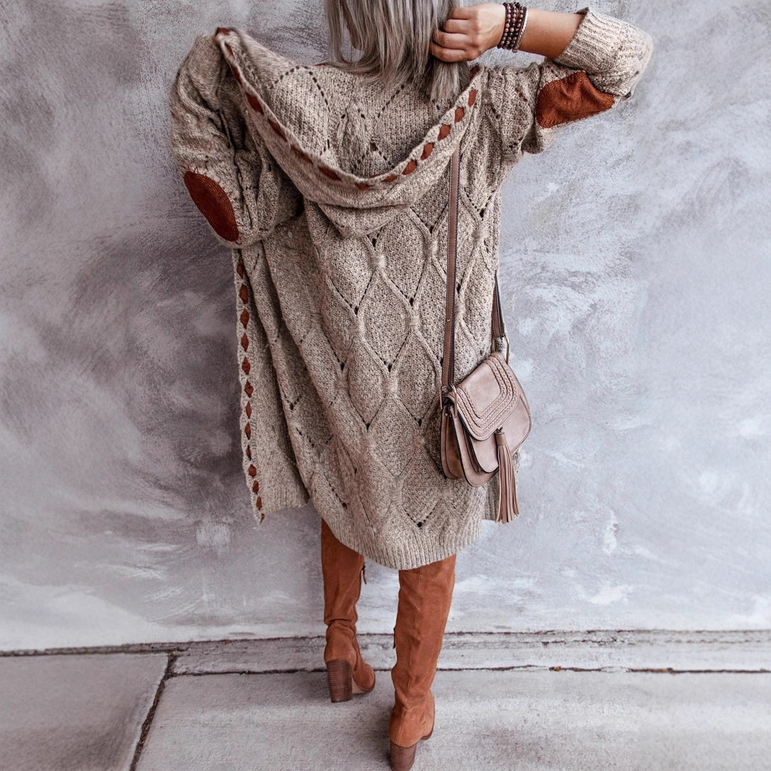 Damen Langstrickjacke Fudus