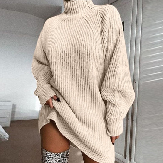 Damen Grobstrick Oversized Pullover Fudus