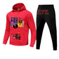 Damen Hoodie und Jogginghose Set mit einzigartigem Grafikinspiration Fudus