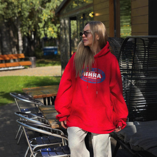 Damen Kapuzenpullover mit kreativem Vintage-Design und komfortablem Schnitt Fudus