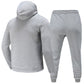 Herren Jogginganzug mit Hoodie und bequemen Sweatpants Fudus