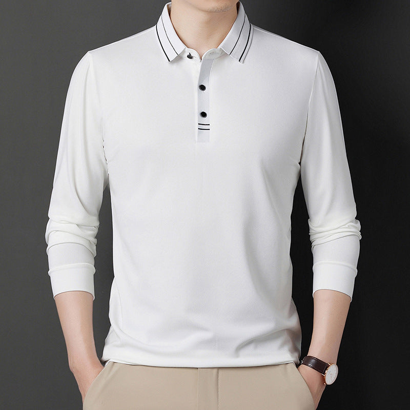 Herren Langarm-Polo Hemd Fudus