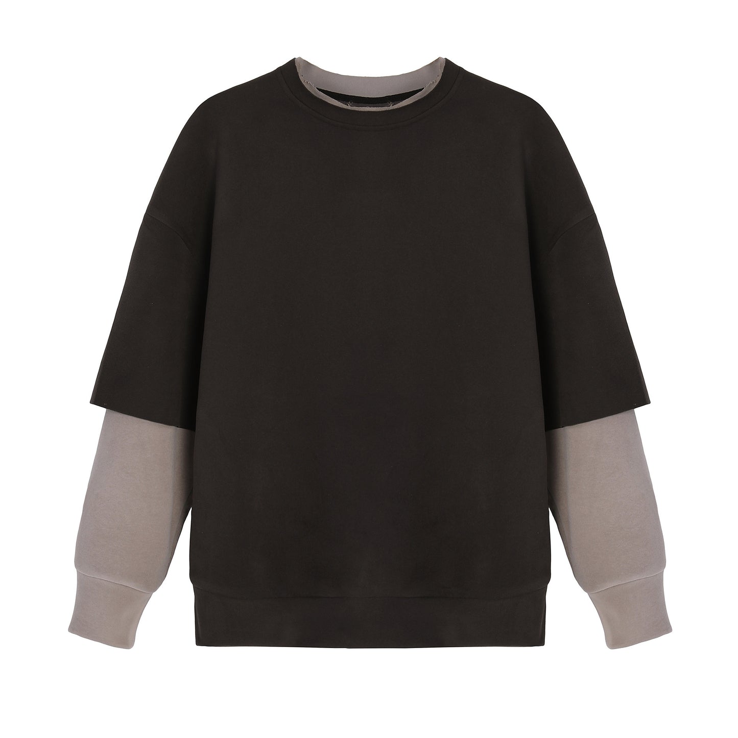 Damen Oversized Sweatshirt mit modernen Farbblöcken und atmungsaktivem Material Fudus