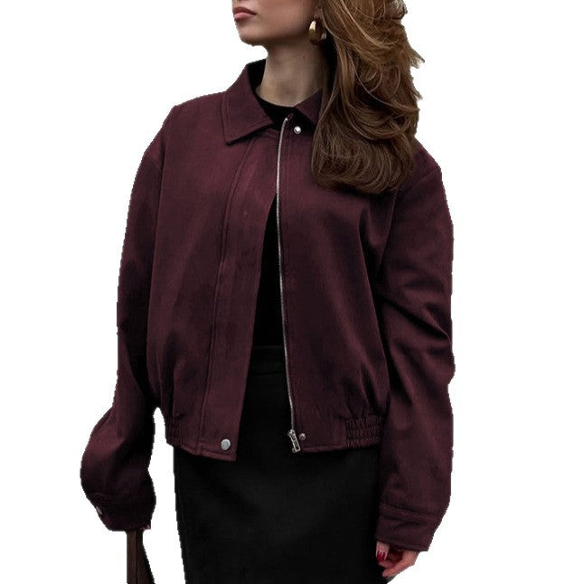 Damen lässige Bomberjacke Fudus