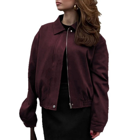 Damen lässige Bomberjacke Fudus