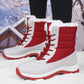 Damen Isolierte Winterstiefel mit rutschfester Sohle und weichem Innenfutter Fudus