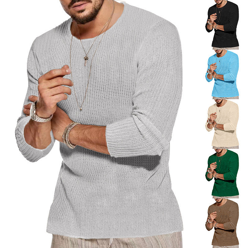 Damen Grobstrickpullover mit weitem Schnitt Fudus