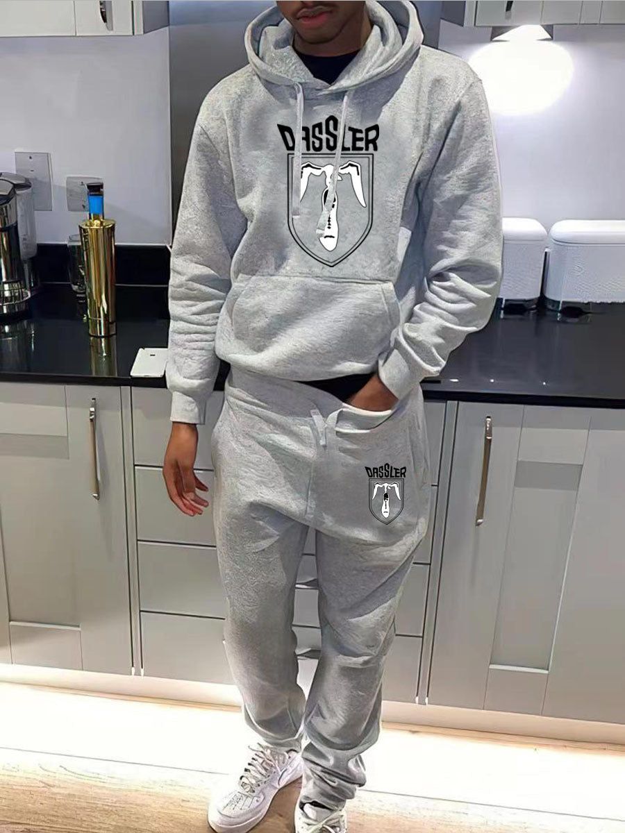 Damen Hoodie- und Jogginghose-Set mit exklusivem Grafikelement Fudus