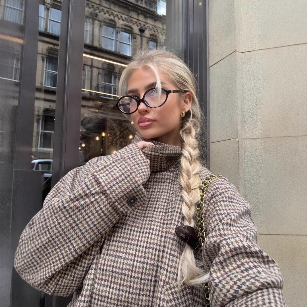 Damen lässige Karohose Fudus