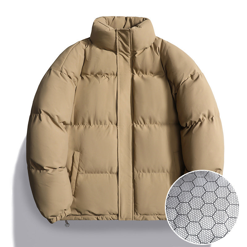 Damen isolierte Steppjacke mit hohem Kragen und praktischen Taschen Fudus