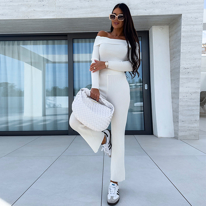 Damen Kombinierter Strickanzug Fudus