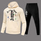 Damen Hoodie und Jogginghose Set mit kreativem Design Fudus
