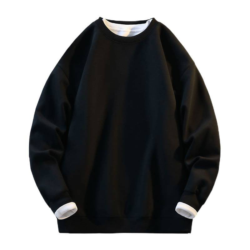 Damen Komfortabler Sweatshirt mit kontrastierenden Ärmeln Fudus