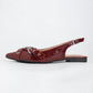Damen Slingback Ballerinas Mit Eleganten Detailverzierungen