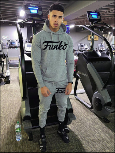 Damen kuschelige Kapuzenpulli und Jogginghose Set Fudus