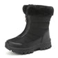 Damen isolierte Winterstiefel mit rutschfester Sohle und kuscheligem Innenfutter Fudus