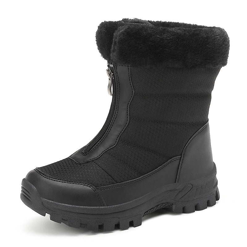 Damen isolierte Winterstiefel mit rutschfester Sohle und kuscheligem Innenfutter Fudus