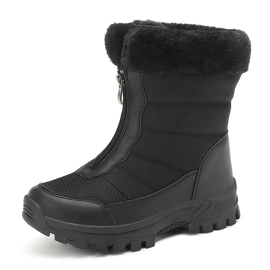 Damen isolierte Winterstiefel mit rutschfester Sohle und kuscheligem Innenfutter Fudus