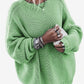 Damen Oversized Strickpullover Mit Lässigem Schnitt