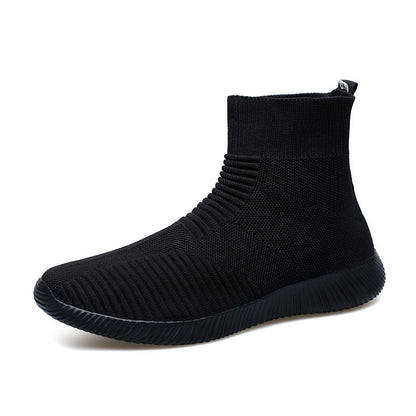 Damen Sportliche High-Top Sneakers mit flexiblem Strick-Obermaterial Fudus