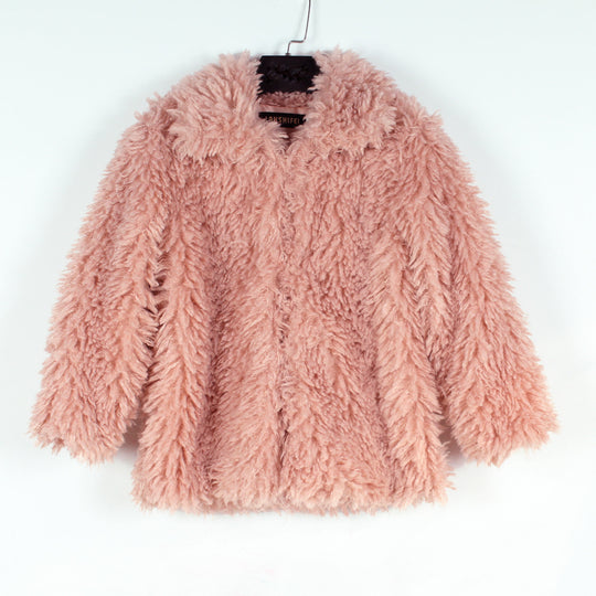 Damen Kuschelige und voluminöse Teddyjacke Fudus