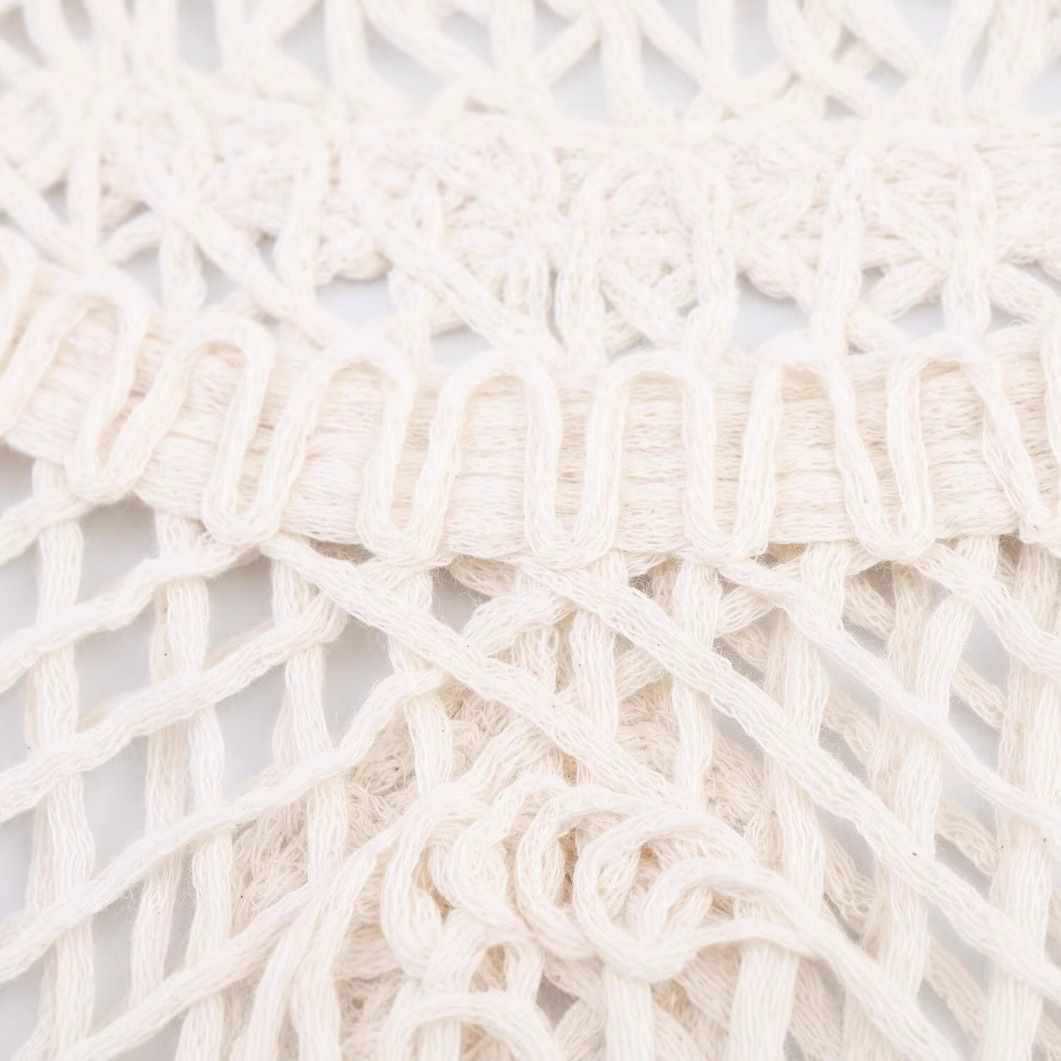 Damen Häkeloberteil mit weitem Schnitt Fudus