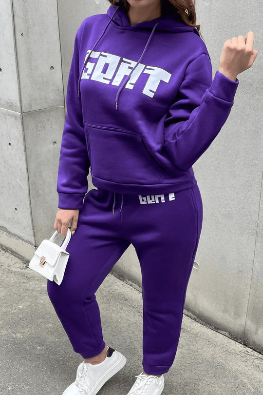 Damen Jogginganzug mit innovativem Logo-Design Fudus