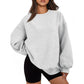 Damen lässiger Oversized Pulli Fudus