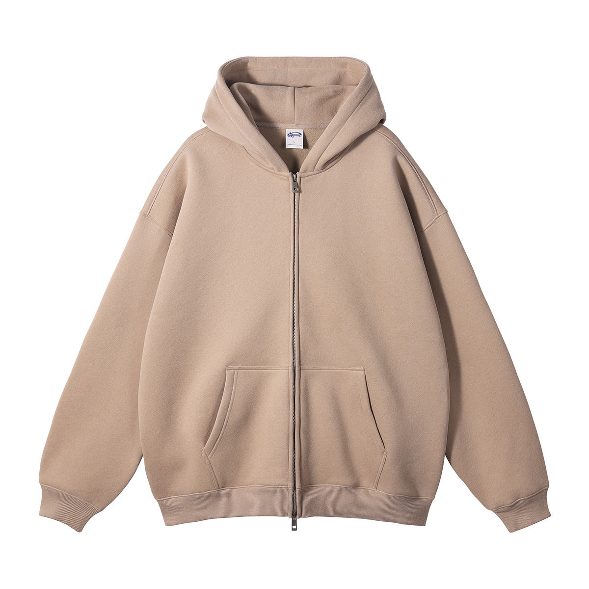 Damen Oversized Zip-Hoodie Fudus