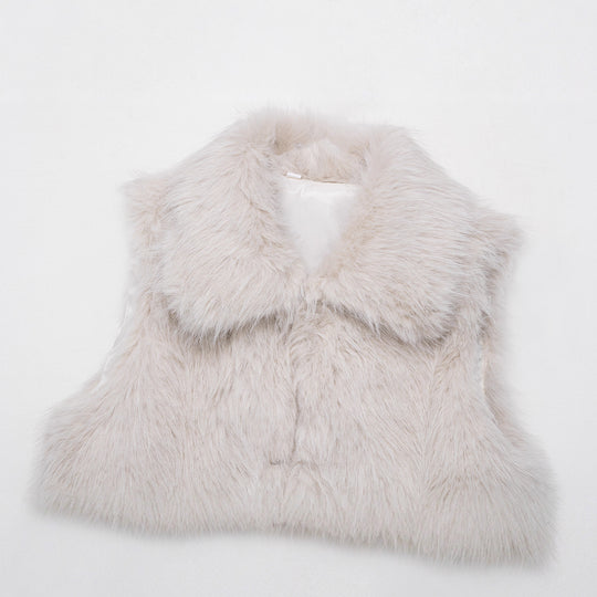 Damen Kunstfellweste Fudus