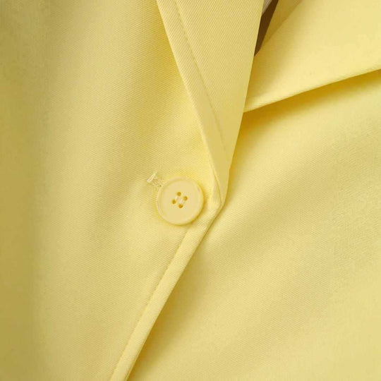 Damen lässige Blazerjacke mit praktischen Taschen und eleganter Knopfleiste Fudus