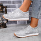 Damen Sneakers Mit Funkelndem Glitzerdesign Und Rutschfester Sohle