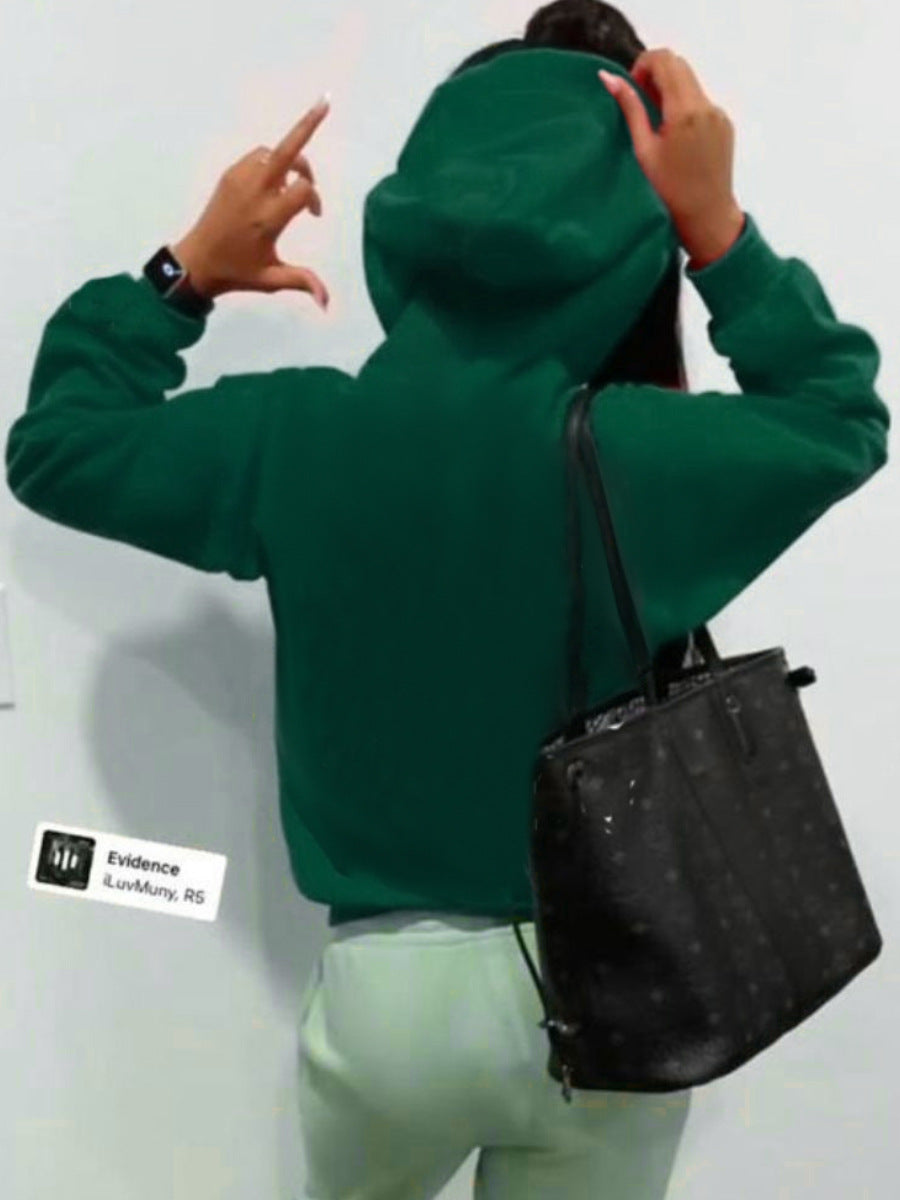 Damen Kapuzenpullover mit inspirierendem Aufdruck Fudus