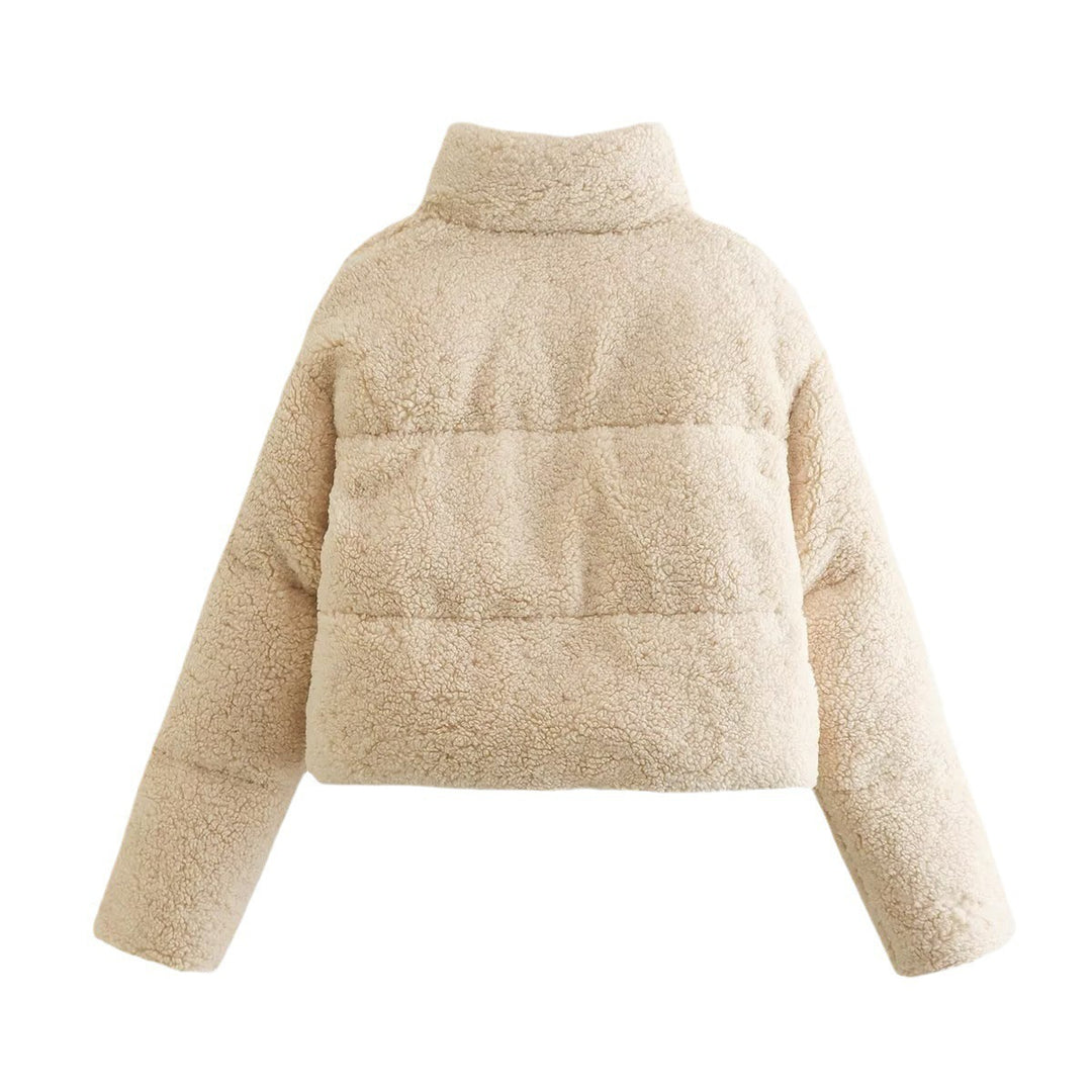 Damen Kürzliche Teddyjacke Fudus