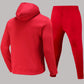 Damen Hoodie- und Jogginghose-Set mit festlichem Weihnachtsmotiv Fudus