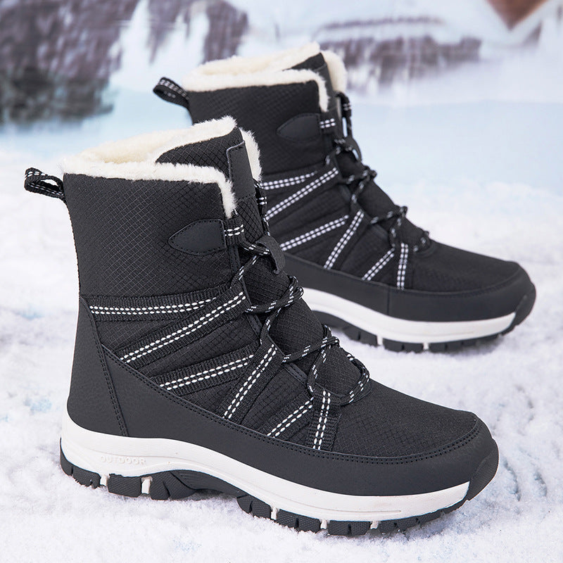 Damen Isolierte Winterstiefel mit rutschfester Sohle und atmungsaktivem Obermaterial Fudus