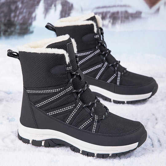 Damen Isolierte Winterstiefel mit rutschfester Sohle und atmungsaktivem Obermaterial Fudus