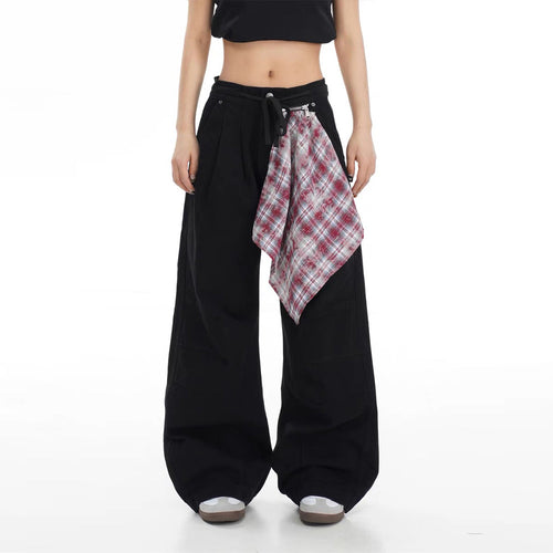 Damen lässige Cargo-Jeans mit weitem Schnitt und bewährtem Design Fudus